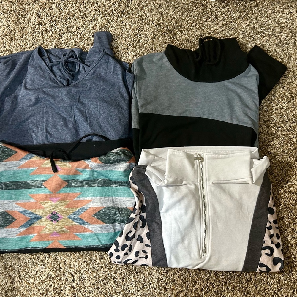 Stylish Women's Tops Collection - Blue, Black, Multicolor